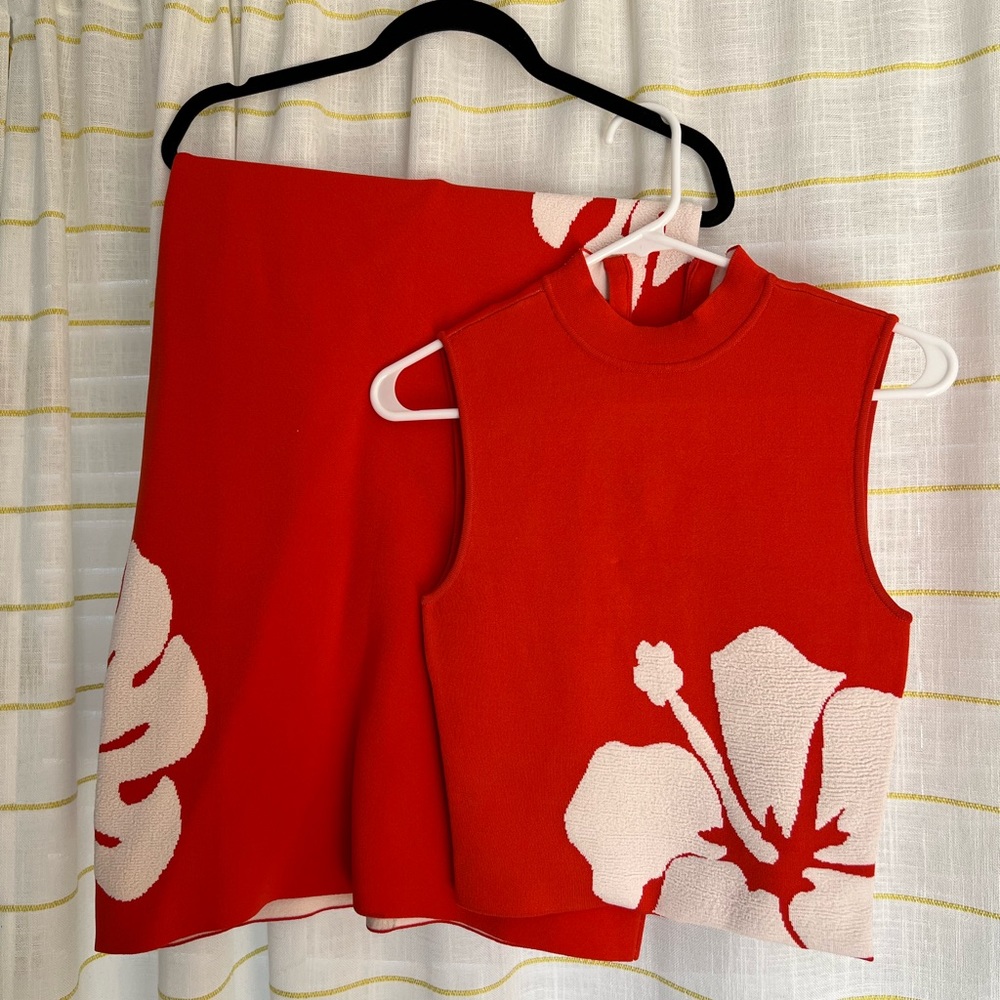 Staud XS Hibiscus Set NWOT
